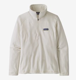 Patagonia Women's Micro D 1/4-Zip Fleece Birch White FINAL SALE