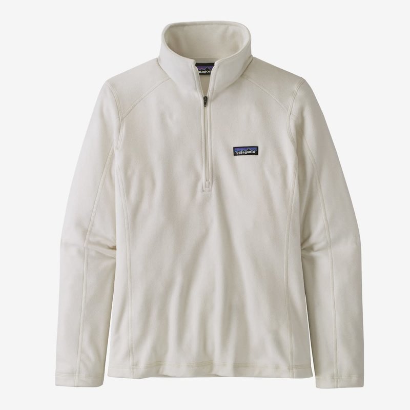 Patagonia Women's Micro D 1/4-Zip Fleece Birch White FINAL SALE