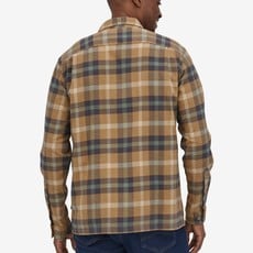 Patagonia Patagonia Men's Long Sleeved Organic Cotton Midweight Fjord Flannel Shirt Forage Mojave Khaki FINAL SALE