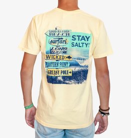 Surfari Surfari Gloucester Beach Signs T-shirt Butter