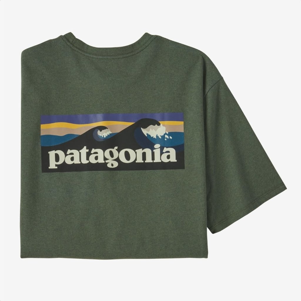 Patagonia Patagonia Men's Boardshort Logo Pocket Responsibili-Tee Hemlock Green