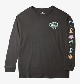 O'Neill O'Neill Girl's Happy Place Tee Washed Black FINAL SALE