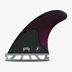 Futures Futures Mayhem Honeycomb w/Carbon Thruster Pink/Teal Small