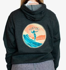 Surfari Surfari Wahine Toes Hoodie Charcoal FINLA SALE