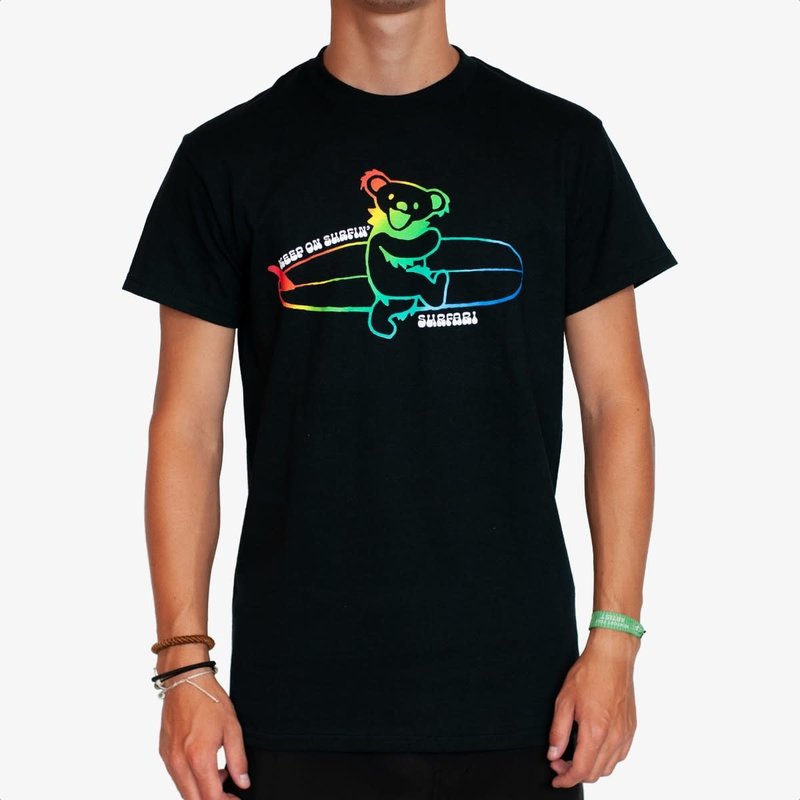 Surfari Surfari Keep On Surfin' T-shirt Black