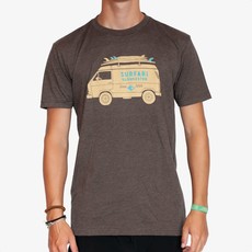 Surfari Surfari Mystery Machine Tee Mocha FINAL SALE