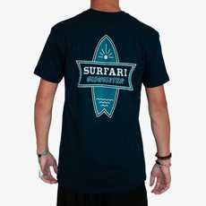 Surfari Surfari Fish Badge T-shirt Navy