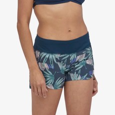 Patagonia Patagonia Women's Stretch Hydropeak Surf Shorts Tropical Ecuador HZ / Tidepool Blue