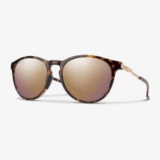 Smith Smith Wander Tortoise + ChromaPop Polarized Rose Gold Mirror