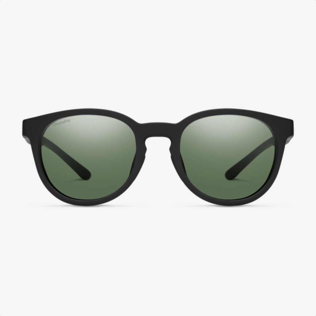 Smith Smith Eastbank Matte Black + ChromaPop Polarized Gray Green Lens