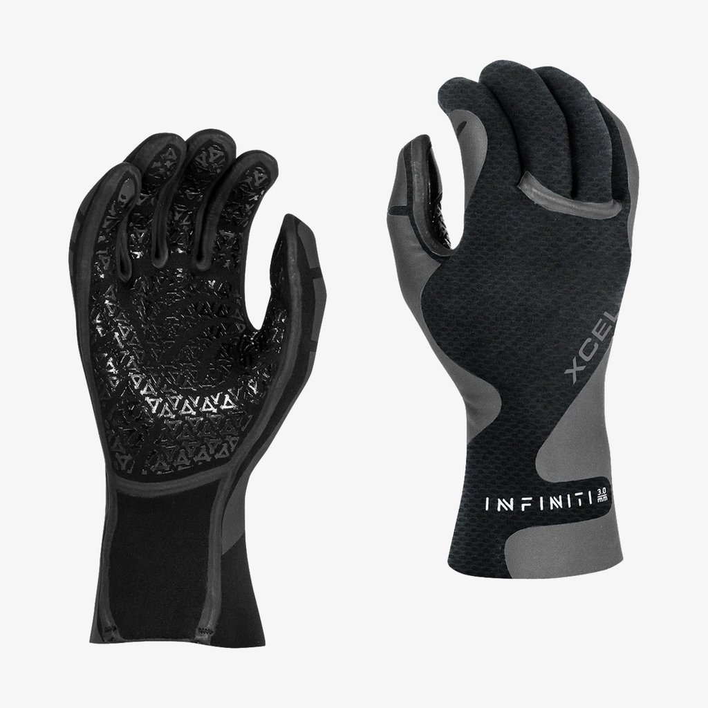 XCEL XCEL Infiniti 3mm 5 Finger Glove Black
