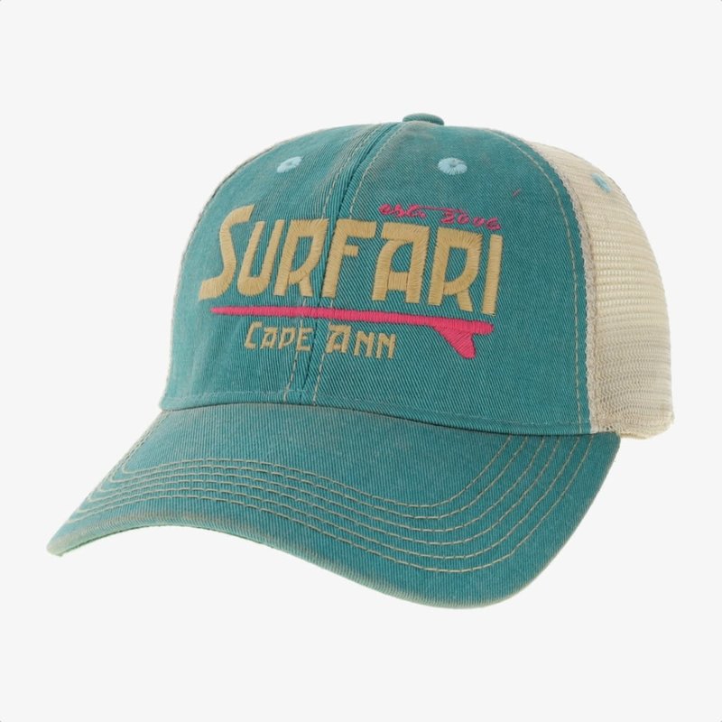 Surfari Surfari Cape Ann Trucker Hat Aqua Blue