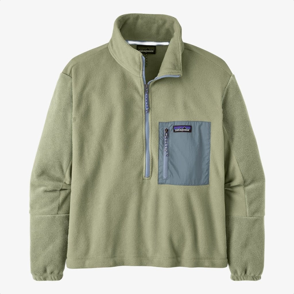 Patagonia Microdini 1/2 Zip Pullover Fleece - Nouveau Green