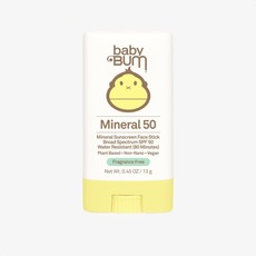 Sun Bum Baby Bum Mineral SPF 50 Sunscreen Face Stick-Fragrance Free