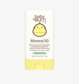 Sun Bum Baby Bum Mineral SPF 50 Sunscreen Face Stick-Fragrance Free