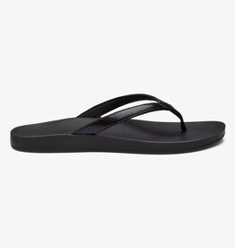 OluKai Puawe Women's Beach Sandals Black