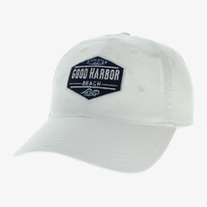 Surfari Surfari Good Harbor Beach Patch Relaxed Twill Hat White