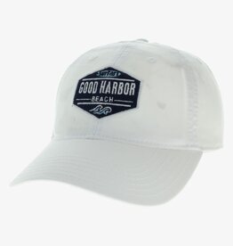 Surfari Surfari Good Harbor Beach Patch Relaxed Twill Hat White