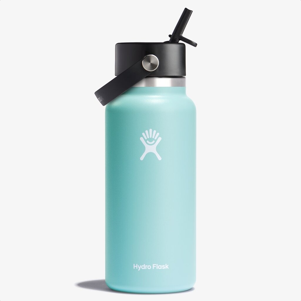 Hydro Flask 32 oz. Wide Mouth Bottle with Flex Straw Cap, Indigo