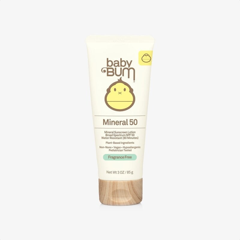 Sun Bum Baby Bum Mineral SPF 50 Sunscreen Lotion Fragrance Free