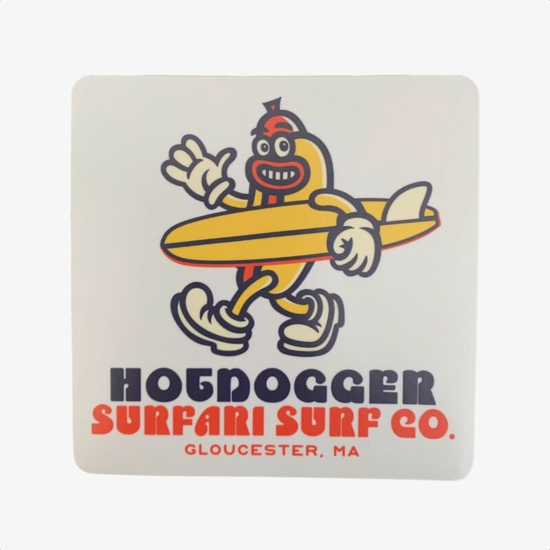 Surfari Surfari Hot Dogger Sticker