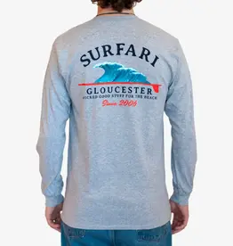 Surfari Surfari Wave L/S T-shirt Heather Grey