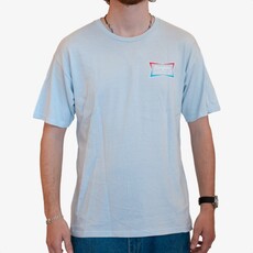 Surfari Surfari Retro Lam Logo T-shirt Ice Blue