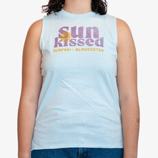 Surfari Surfari Women's Sun Kissed Muscle Tank Ice Blue