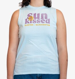 Surfari Surfari Women's Sun Kissed Muscle Tank Ice Blue