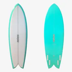 Rozbern 5’8” Rozbern New Fish Seafoam Tint + Clear Deck