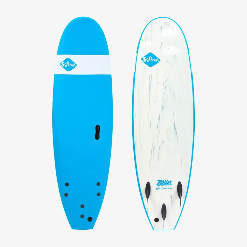 Softech Softech Roller 6'6" Soft Surfboard Blue