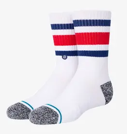 Stance Stance Boyd Kids Crew Socks White Blue L FINAL SALE