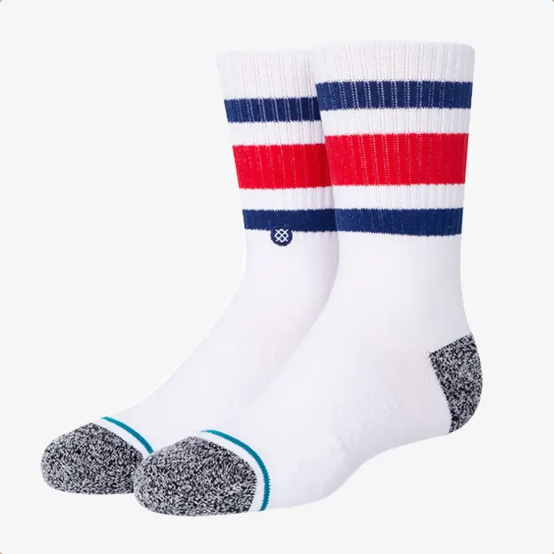 Stance Southbound Crew Socks for Men in Grey Multi