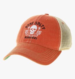 Surfari Surfari Stay Salty Skully Trucker Hat