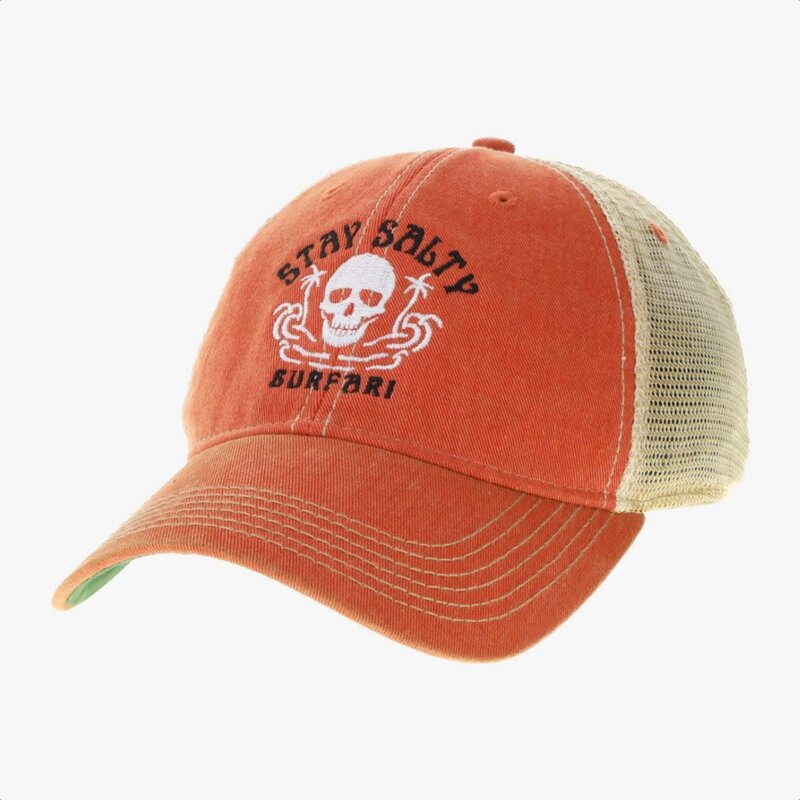 Surfari Surfari Stay Salty Skully Trucker Hat