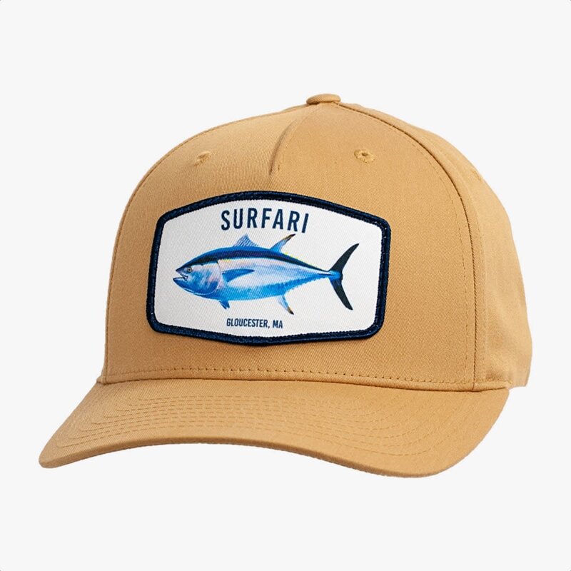 Surfari Surfari Gloucester Bluefin Cotton Twill Snapback Hat Biscuit