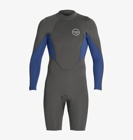 XCEL XCEL Men's Axis Long Sleeve Springsuit 2mm Graphite/Sapphire