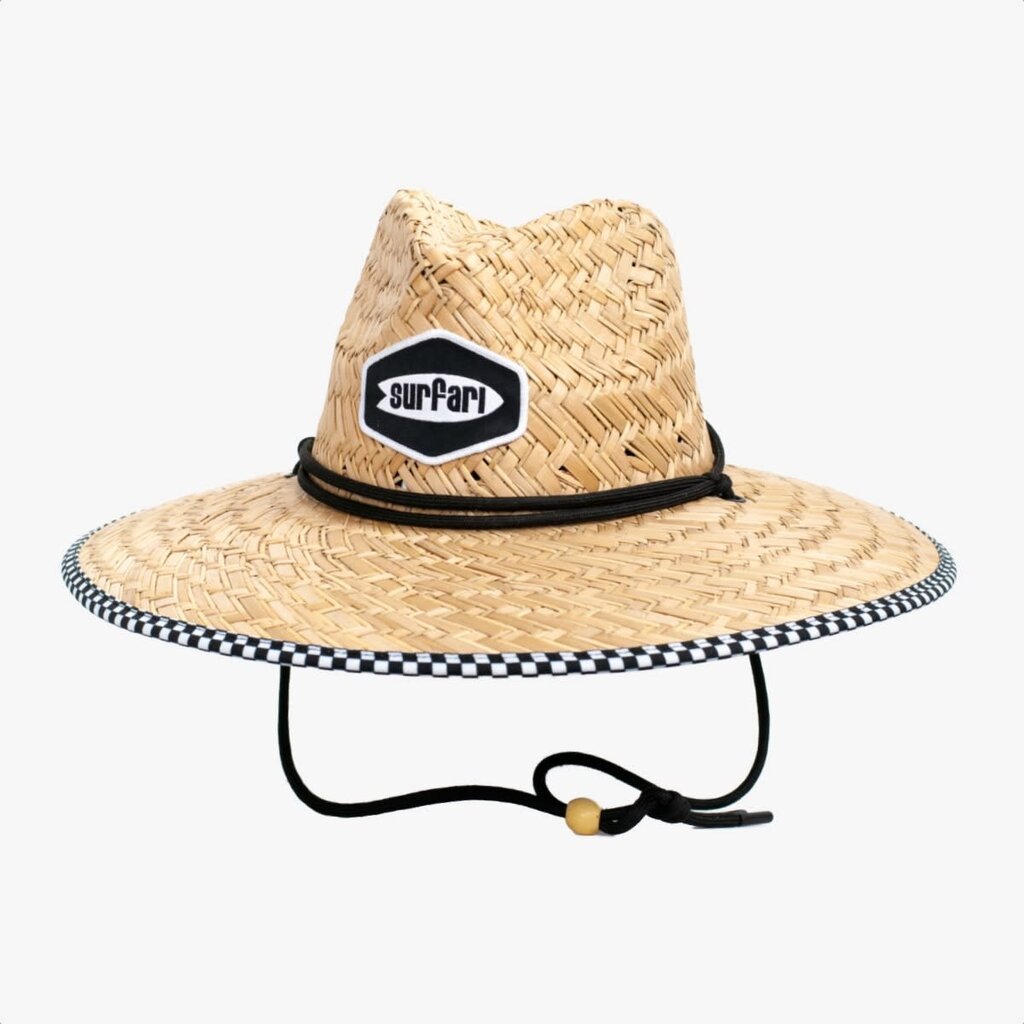 Surfari Surfari Rad Dude Straw Hat Black