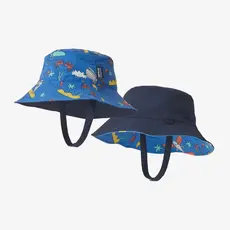 Patagonia Patagonia Baby Sun Bucket Hat Happy Jam Bayou Blue