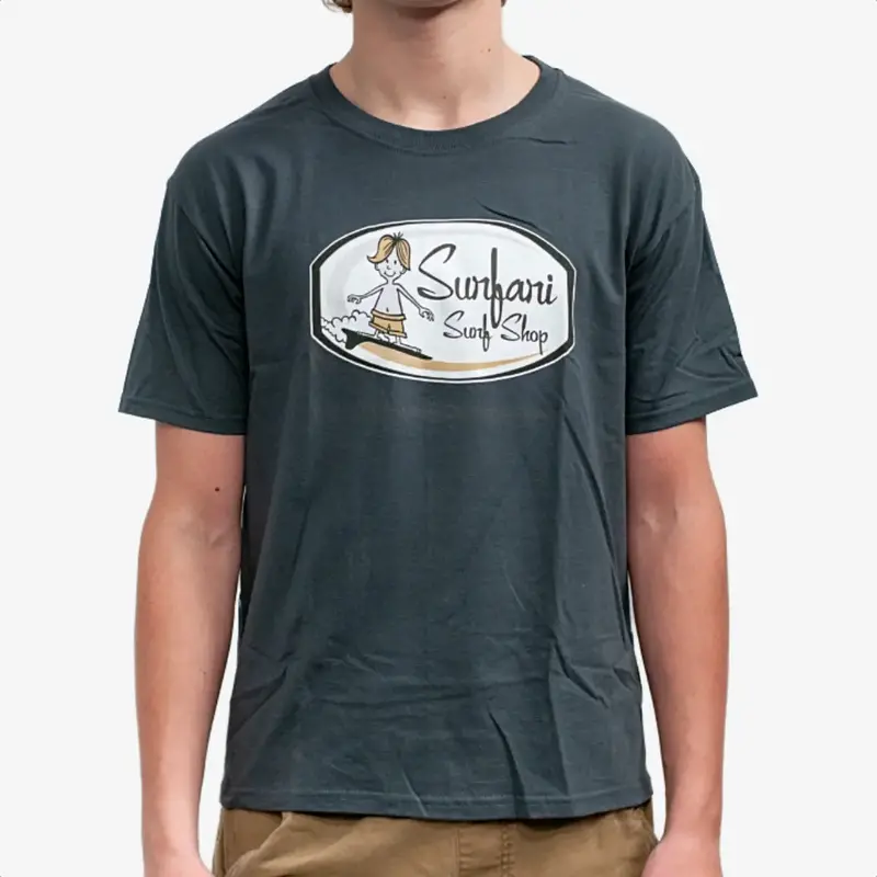 Surfari Surfari Youth Gremmie T-Shirt Charcoal FINAL SALE
