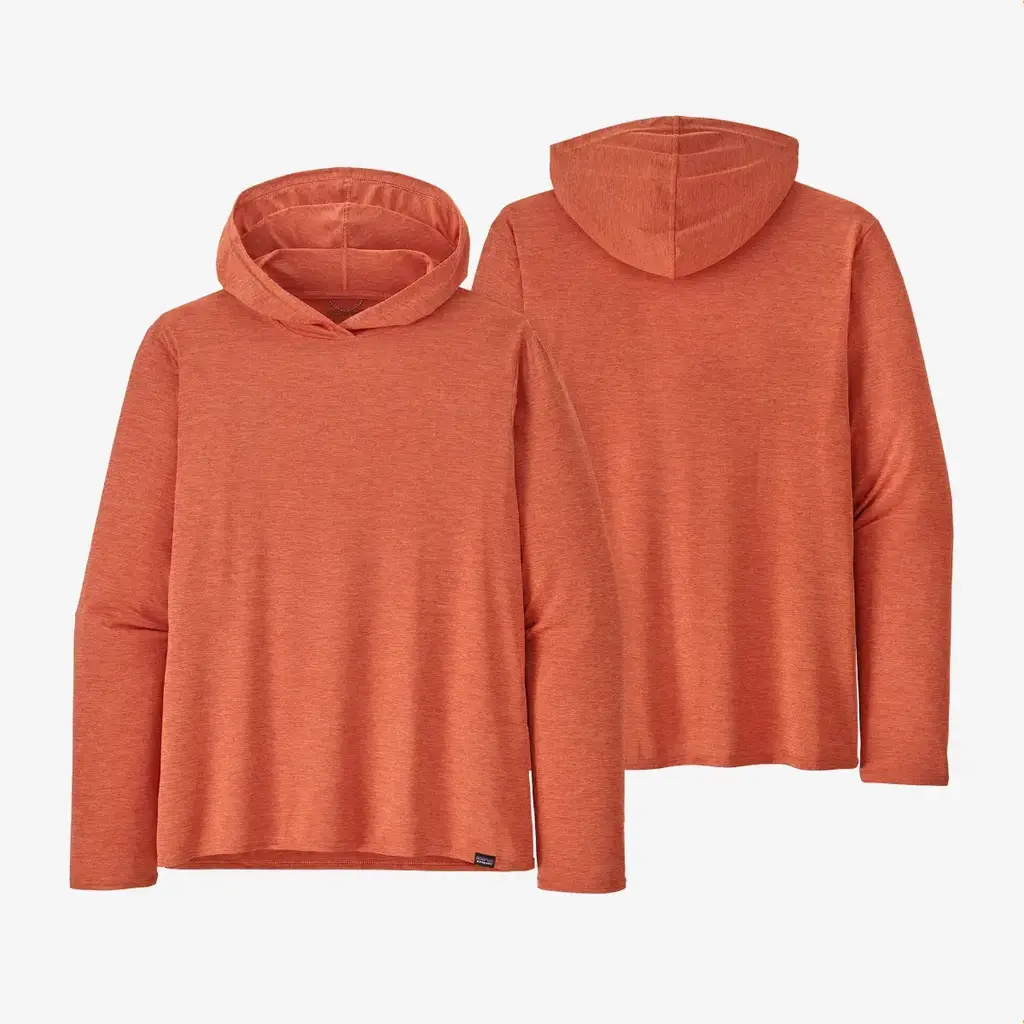 Patagonia Patagonia Men's Capilene Cool Daily Graphic Hoody Relaxed Fit Quartz Coral - Light Quartz Coral X-Dye