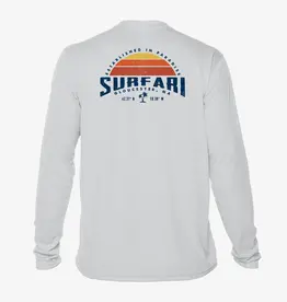 Surfari Surfari Sun Daze UPF 50+ L/S Solar Top Pearl Grey