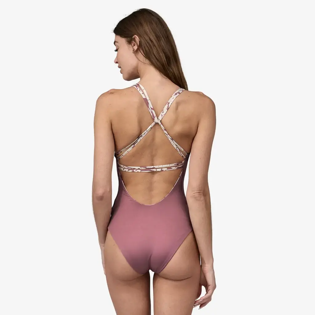Patagonia Patagonia Women's Reversible Extended Break One-Piece Swimsuit Evening Mauve