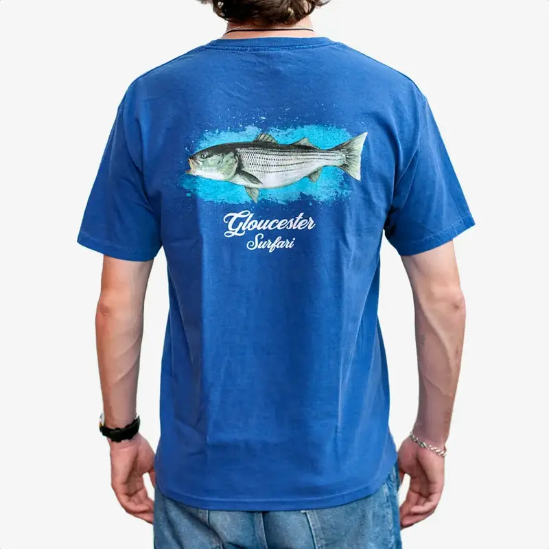 Surfari Surfari Striper Chart T-shirt Pacific