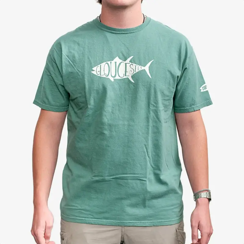 Surfari Surfari Gloucester Tuna T-shirt Cypress Green