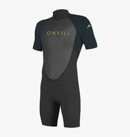 O'Neill O'Neill Youth Reactor 2 2mm Back Zip S/S Spring Wetsuit Black/Slate