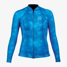 XCEL XCEL Women's Ocean Ramsey Water Inspired Axis Long Sleeve Front Zip Jacket 2/1mm Honu