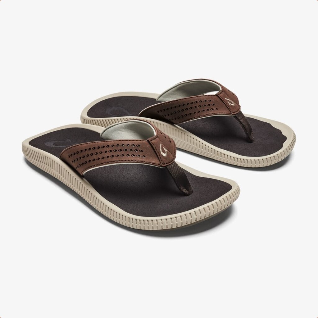 OluKai OluKai Ulele Men's Beach Sandal Dark Wood