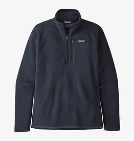 Patagonia Men's Better Sweater 1/4 Zip Fleece New Navy