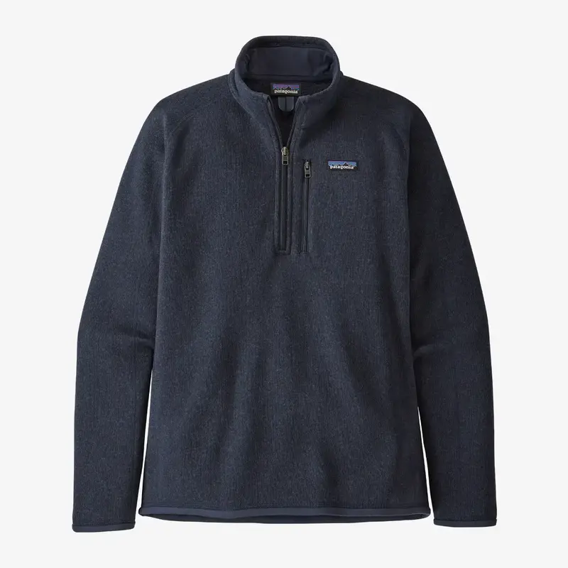 Patagonia Men's Better Sweater 1/4 Zip Fleece New Navy